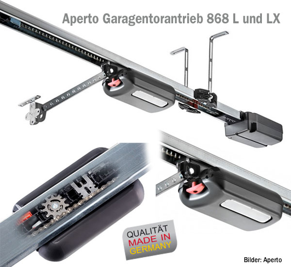 Garagentor-Antrieb Aperto 868 L und LX