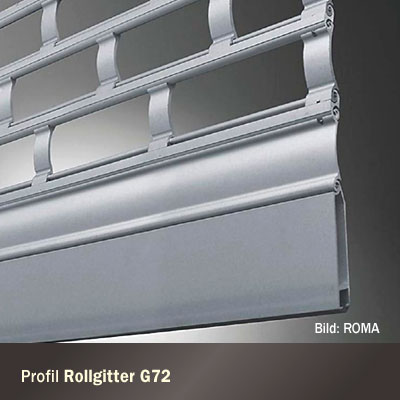 Rolltor-Profil Rollgitter-G72